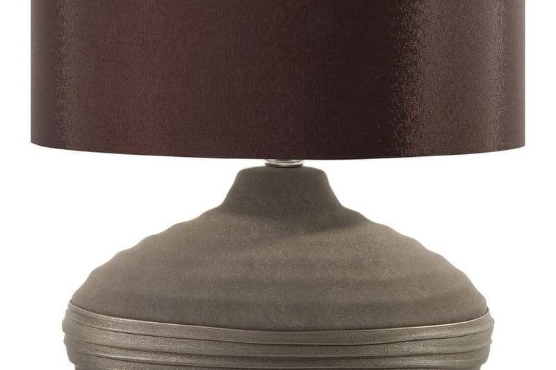 Lima Bordlampe 34 cm - Brun - Vinduslampe på fot - Soveromslampe - Stuelampe - Nattlampe bord - Vinduslampe - Bordlampe
