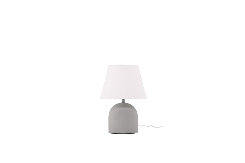 Mai Bordlampe 37 cm - Grå - Vinduslampe på fot - Soveromslampe - Stuelampe - Nattlampe bord - Vinduslampe - Bordlampe