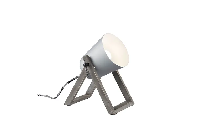 Marc Bordlampe E27 Grå, Grå