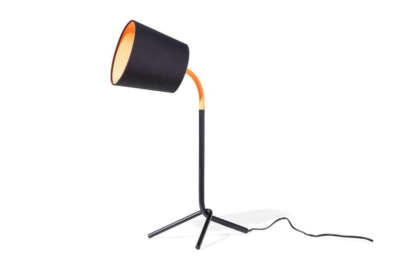 Mooki Bordlampe 28 cm - Svart - Vinduslampe på fot - Soveromslampe - Stuelampe - Nattlampe bord - Vinduslampe - Bordlampe