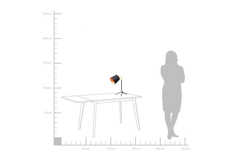 Mooki Bordlampe 28 cm - Svart - Belysning - Innendørsbelysning & Lamper - Bordlampe