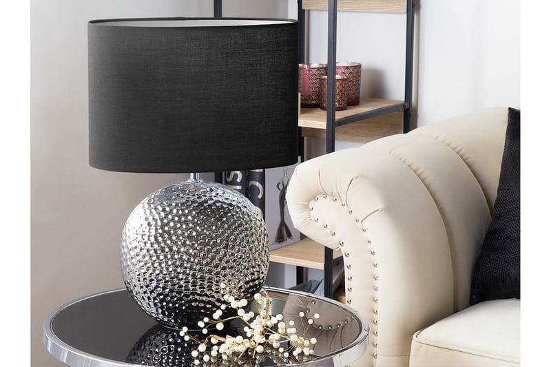 Nasva Bordlampe 35 cm - Sølv - Belysning - Innendørsbelysning & Lamper - Bordlampe