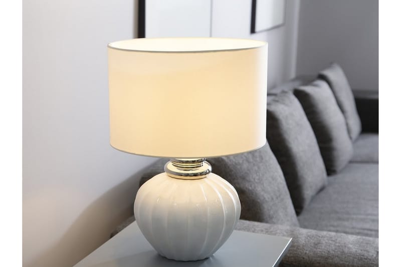 Neris Bordlampe 33 cm - Sølv - Belysning - Innendørsbelysning & Lamper - Bordlampe