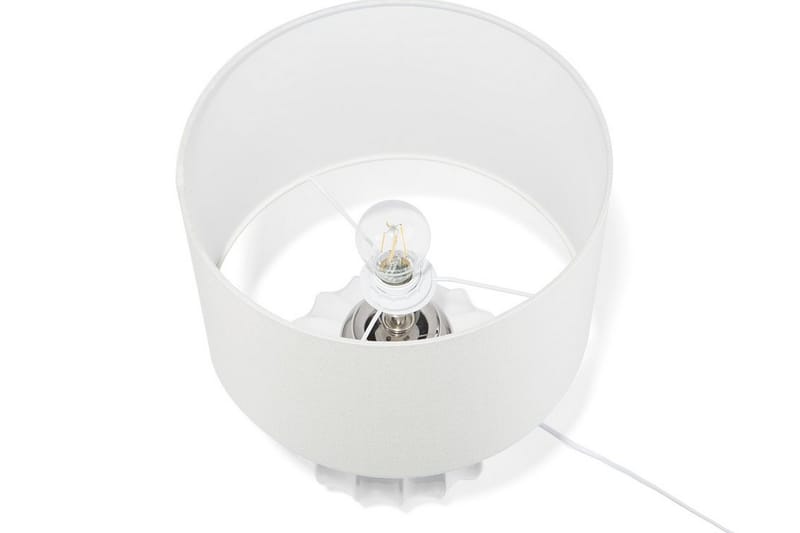 Neris Bordlampe 33 cm - Sølv - Vinduslampe på fot - Soveromslampe - Stuelampe - Nattlampe bord - Vinduslampe - Bordlampe