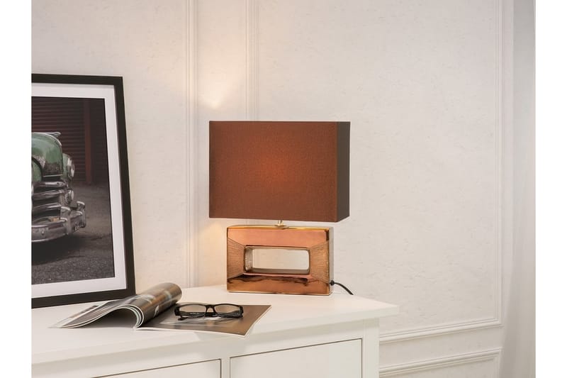 Onyx Bordlampe 16 cm - Brun - Belysning - Innendørsbelysning & Lamper - Bordlampe