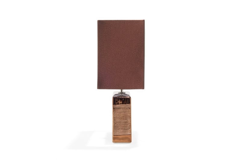 Onyx Bordlampe 16 cm - Brun - Vinduslampe på fot - Soveromslampe - Stuelampe - Nattlampe bord - Vinduslampe - Bordlampe