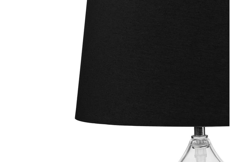Osum Bordlampe 25 cm - Transparent - Vinduslampe på fot - Soveromslampe - Stuelampe - Nattlampe bord - Vinduslampe - Bordlampe