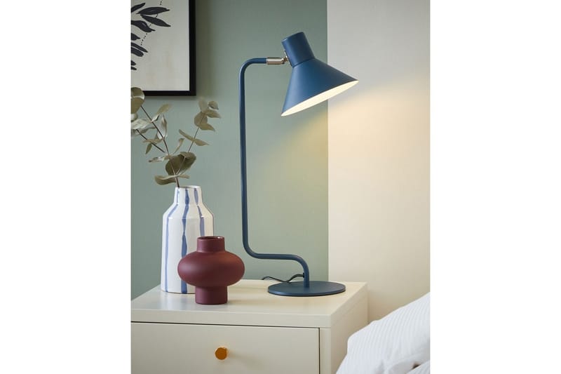 Paksli Skrivebordslampe E14 - Blå - Belysning - Innendørsbelysning & Lamper - Bordlampe - Skrivebordslampe