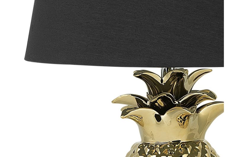 Pineapple Bordlampe 32 cm - Gull - Bordlampe - Stuelampe - Vinduslampe på fot - Vinduslampe - Nattlampe bord - Soveromslampe