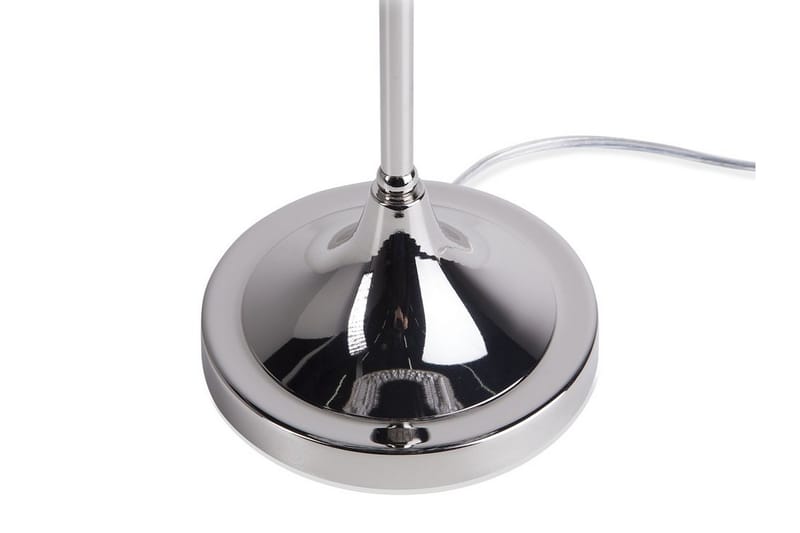 Sajo L Bordlampe 26 cm - Sølv - Vinduslampe på fot - Soveromslampe - Stuelampe - Nattlampe bord - Vinduslampe - Bordlampe