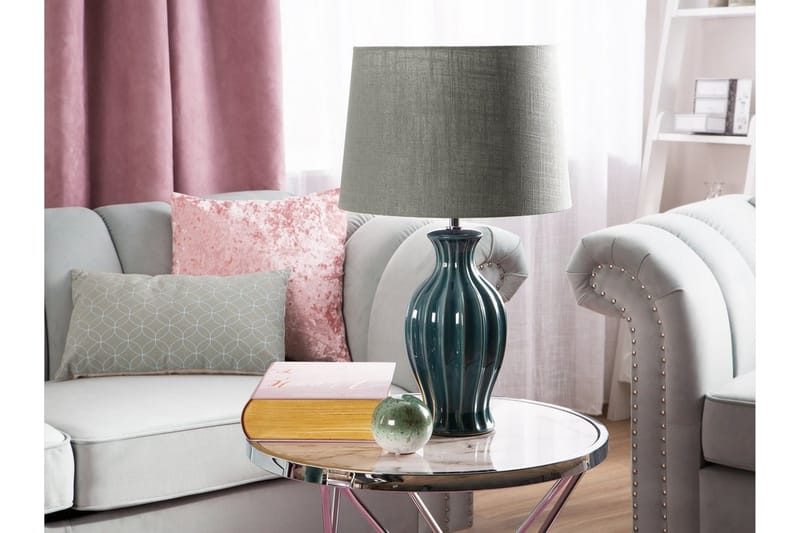 Samina Bordlampe 35 cm, Grønn