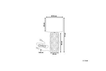 Selja Bordlampe 35 cm - Svart - Belysning - Innendørsbelysning & Lamper - Bordlampe