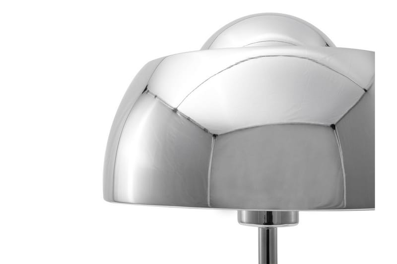 Senette Bordlampe 24 cm - Sølv - Vinduslampe på fot - Soveromslampe - Stuelampe - Nattlampe bord - Vinduslampe - Bordlampe