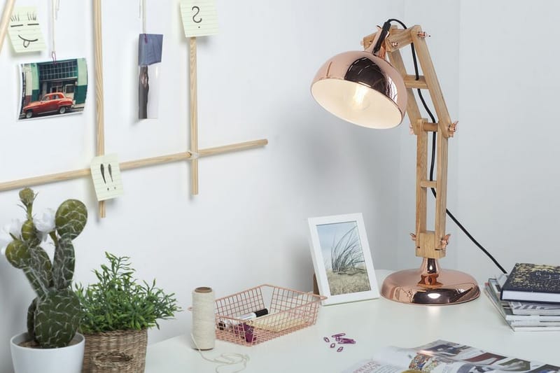 Salado Bordlampe 53 cm - Kobber - Belysning - Innendørsbelysning & Lamper - Bordlampe - Skrivebordslampe
