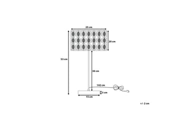 Tenna Bordlampe 25 cm - Sølv - Belysning - Innendørsbelysning & Lamper - Bordlampe