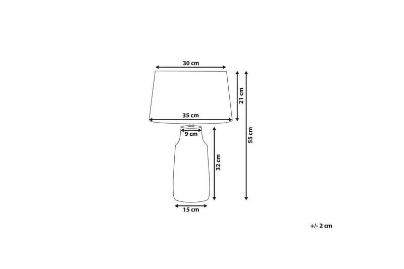 Thaya Bordlampe - Blå - Belysning - Innendørsbelysning & Lamper - Bordlampe