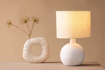 Torcello Bordlampe 51 cm - Beige - Belysning - Innendørsbelysning & Lamper - Bordlampe