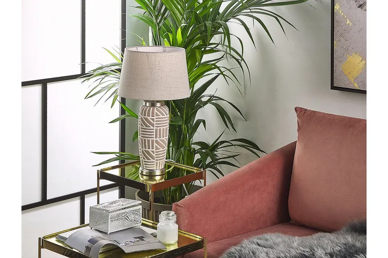 Traisen Bordlampe - Beige - Belysning - Innendørsbelysning & Lamper - Bordlampe