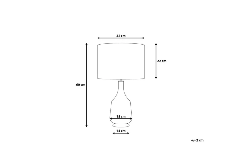 Triversa Bordlampe 32 cm - Rød - Belysning - Innendørsbelysning & Lamper - Bordlampe