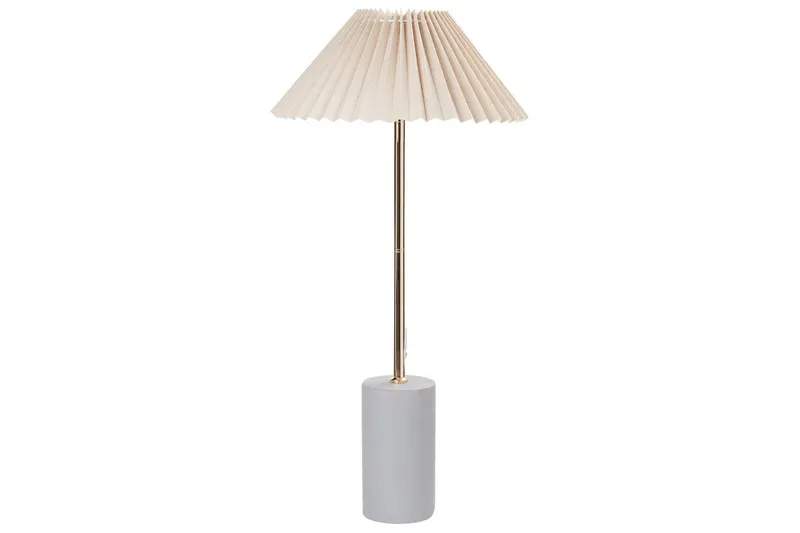 Bosleba Bordlampe 68 cm E27, Beige/Hvit