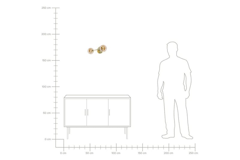 Capramis Vegglampe G9 - Gull - Belysning - Innendørsbelysning & Lamper - Nattlampe - Nattlampe vegg