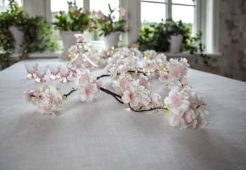 CherryFlower Girlander 180 cm - transparent rosa - Belysning - Innendørsbelysning & Lamper - Dekorasjonsbelysning