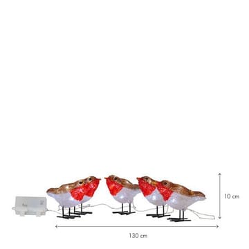Crystalo dekorasjonsfigur 130 cm - flerfarget - Belysning - Innendørsbelysning & Lamper - Dekorasjonsbelysning