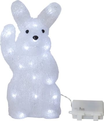 Crystalo dekorasjonsfigur 14,5 cm - hvit - Belysning - Innendørsbelysning & Lamper - Dekorasjonsbelysning