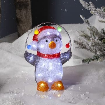 Crystalo dekorasjonsfigur 22 cm - flerfarget - Belysning - Innendørsbelysning & Lamper - Dekorasjonsbelysning