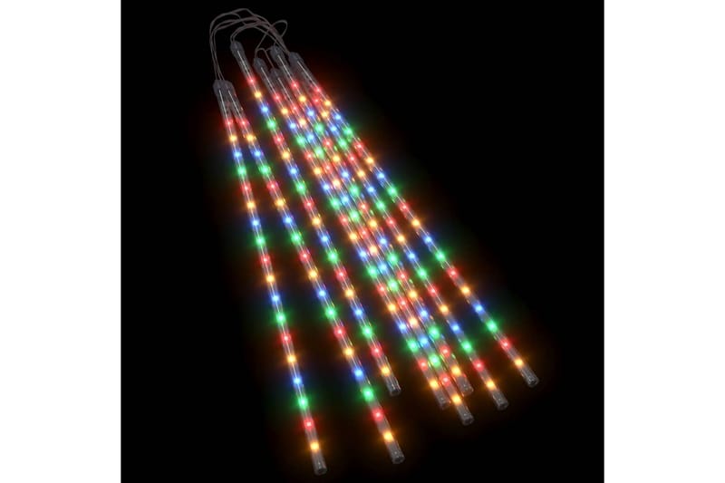 8stk Meteorlys 50 cm 288 LED innendørs og utendørs - Flerfarget - Trappebelysning - Dekorasjonsbelysning - Lysslynge - Bokhyllebelysning