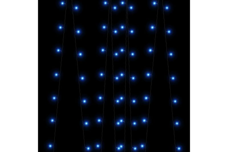Soldrevne lysslynger 5stk 5x200 LED blå innendørs utendørs - Blå - Øvrig julebelysning - Lysslynge