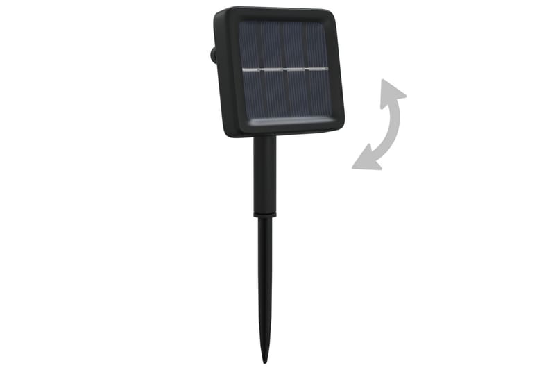 Soldrevne lysslynger 5stk 5x200 LED innendørs utendørs - Belysning - Julebelysning - Øvrig julebelysning