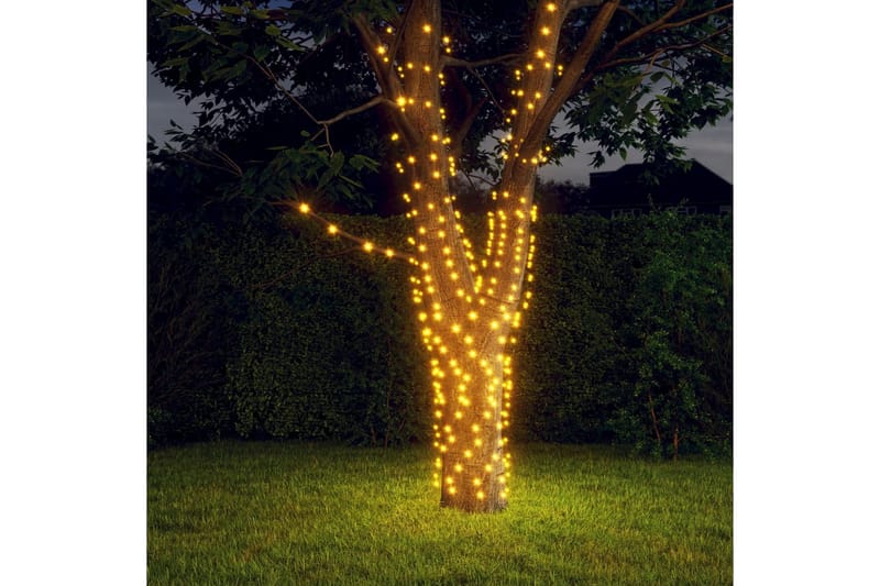 Soldrevne lysslynger 5stk 5x200 LED innendørs utendørs - Belysning - Julebelysning - Øvrig julebelysning