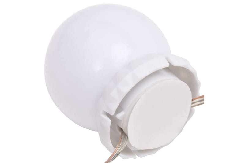 Speillys med 8 LED-lyspærer varmhvit og kaldhvit - Belysning - Innendørsbelysning & Lamper - Dekorasjonsbelysning