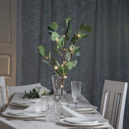 Eucalyptus dekorasjonskvist 30 cm - grønn - Belysning - Innendørsbelysning & Lamper - Dekorasjonsbelysning