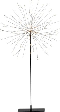 Firework innendørsdekorasjon med belysning 25 cm - Svart - Belysning - Innendørsbelysning & Lamper - Dekorasjonsbelysning