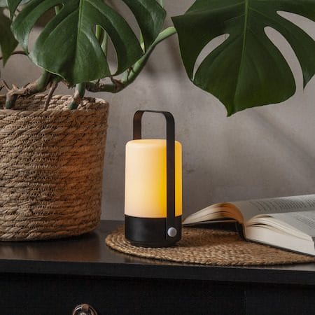 Flame Lantern lykt 10 cm - svart - Belysning - Innendørsbelysning & Lamper - Dekorasjonsbelysning