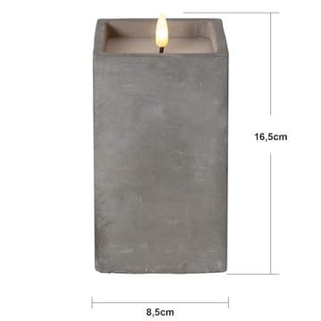 Flamme Cem LED-kubbelys 9 cm - grå - Belysning - Innendørsbelysning & Lamper - Dekorasjonsbelysning