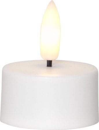 Flamme Charge LED-lys 24 cm - hvit - Belysning - Innendørsbelysning & Lamper - Dekorasjonsbelysning