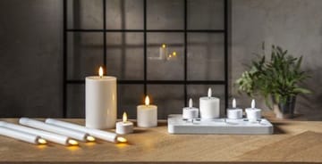 Flamme Charge LED-lys 24 cm - hvit - Belysning - Innendørsbelysning & Lamper - Dekorasjonsbelysning