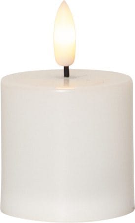 Flamme Charge LED-lys 24 cm - hvit - Belysning - Innendørsbelysning & Lamper - Dekorasjonsbelysning
