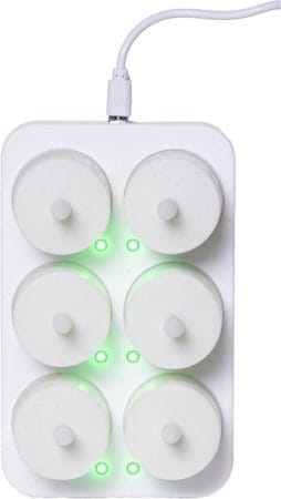 Flamme Charge LED-lys 6-pakning 14 cm - hvit - Belysning - Innendørsbelysning & Lamper - Dekorasjonsbelysning