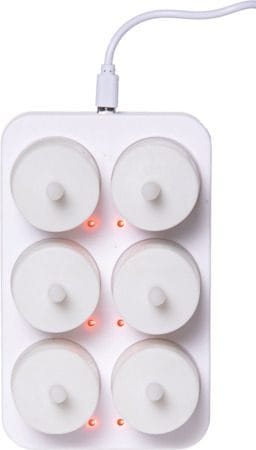 Flamme Charge LED-lys 6-pakning 14 cm - hvit - Belysning - Innendørsbelysning & Lamper - Dekorasjonsbelysning