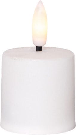 Flamme Charge LED-lys 6-pakning 14 cm - hvit - Belysning - Innendørsbelysning & Lamper - Dekorasjonsbelysning
