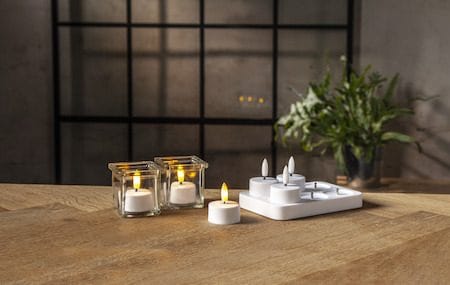 Flamme Charge LED-telys 6-pakning - hvit - Belysning - Innendørsbelysning & Lamper - Dekorasjonsbelysning
