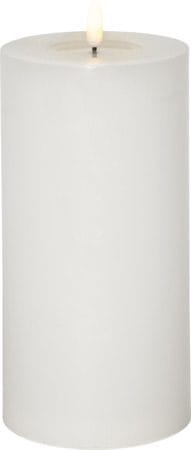 Flamme Flow Big LED-kubbelys 22,5 cm - hvit - Belysning - Innendørsbelysning & Lamper - Dekorasjonsbelysning