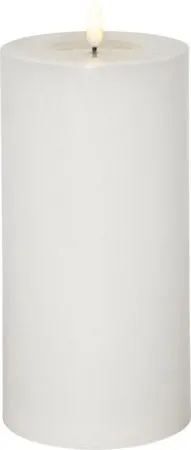 Flamme Flow Big LED-kubbelys 22,5 cm, hvit