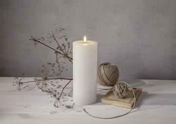 Flamme Flow Big LED-kubbelys 27,5 cm - hvit - Belysning - Innendørsbelysning & Lamper - Dekorasjonsbelysning