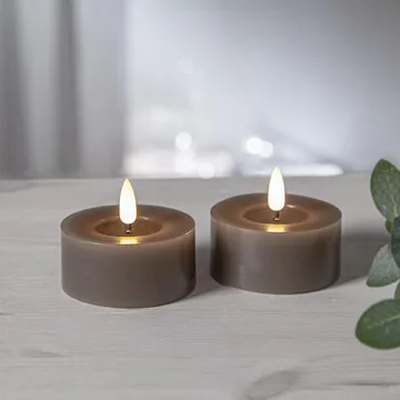 Flamme Flow LED-telys 2-pakning 7 cm - muldvarp - Belysning - Innendørsbelysning & Lamper - Dekorasjonsbelysning