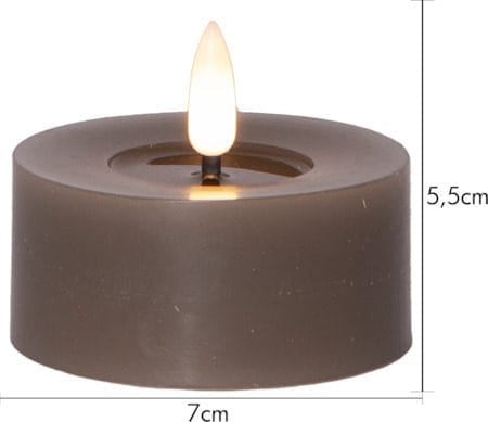 Flamme Flow LED-telys 2-pakning 7 cm - muldvarp - Belysning - Innendørsbelysning & Lamper - Dekorasjonsbelysning